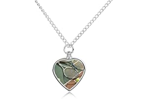 FekiLoot Tennis Racquets And Tennis Balls Urn Necklace for Ashes Heart Cremation Jewelry Memorial Keepsake Pendant Locket Ash
