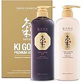 Daeng Gi Meo Ri- Ki Gold Premium Shampoo+Treatment Set, Effectively Moisture to Dry and Rough Hair, No Artificial Color, 780ml each