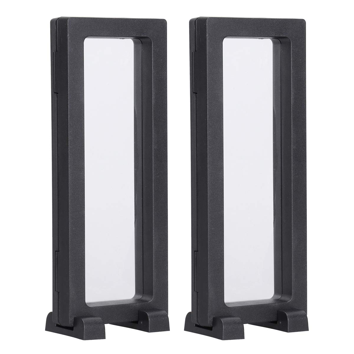 2 Sets 3D Floating Frame Display Holder Coin Display Box for Challenge Coins Jewelry for Store Home Mall Shop