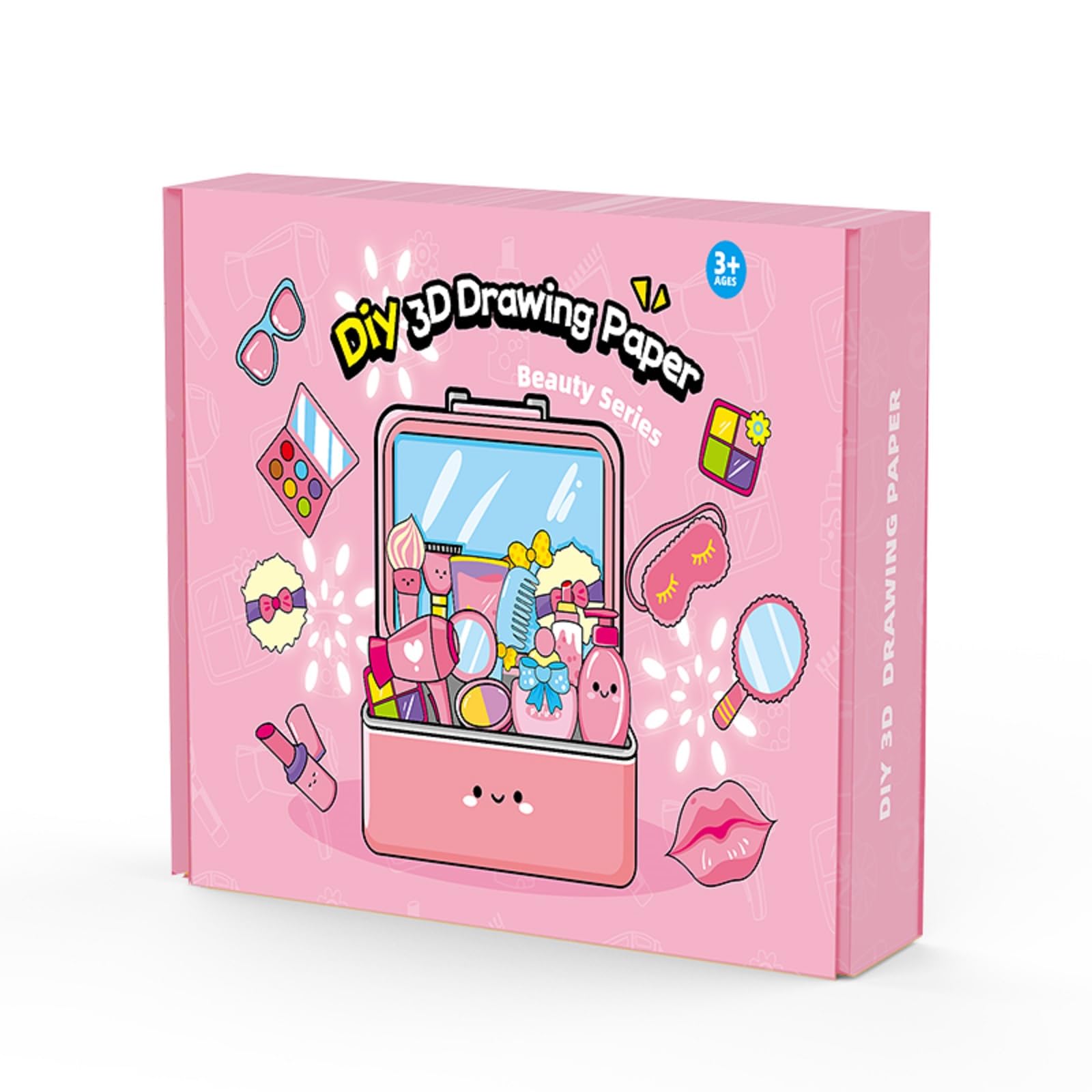 Photo 1 of *2 pack* Snidov 3D Puffy Paint Kit for Kids Ages 3+ | 12 Colors Magic Foam Paint & 21 Art Canvases | DIY Texture Painting Kit with Display Bags & Chains (Pink)