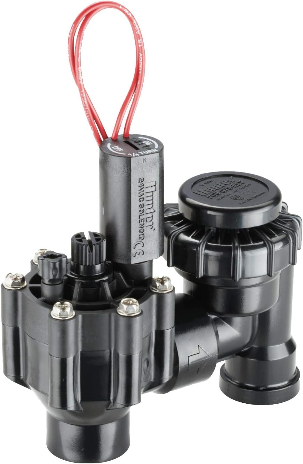 Hunter Industries RTL1002PGV075ASV Hunter 3/4" PGV-ASV Anti-Siphon Irrigation Valve, Black : Garden & Outdoor
