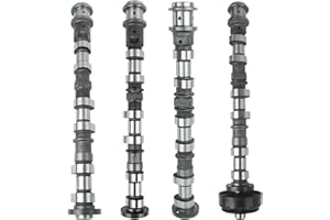 Femibon 5184377AG 5184378AG 5184379AG 5184380AG Engine Camshaft Set Exhaust Intake Compatible with for Jeep Wrangler Dodge Durango Challenger Journey Avenger RAM ProMaster Chrysler 11-16 3.6L V6