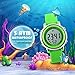 Kids Outdoor Sports Children's Waterproof Wrist Dress Watch with LED Digital Alarm Stopwatch Lightweight Silicone for Boy Girl