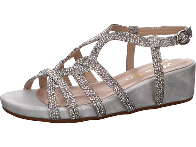 Alma en Pena Damen Sandaletten 18437 Silber 469534