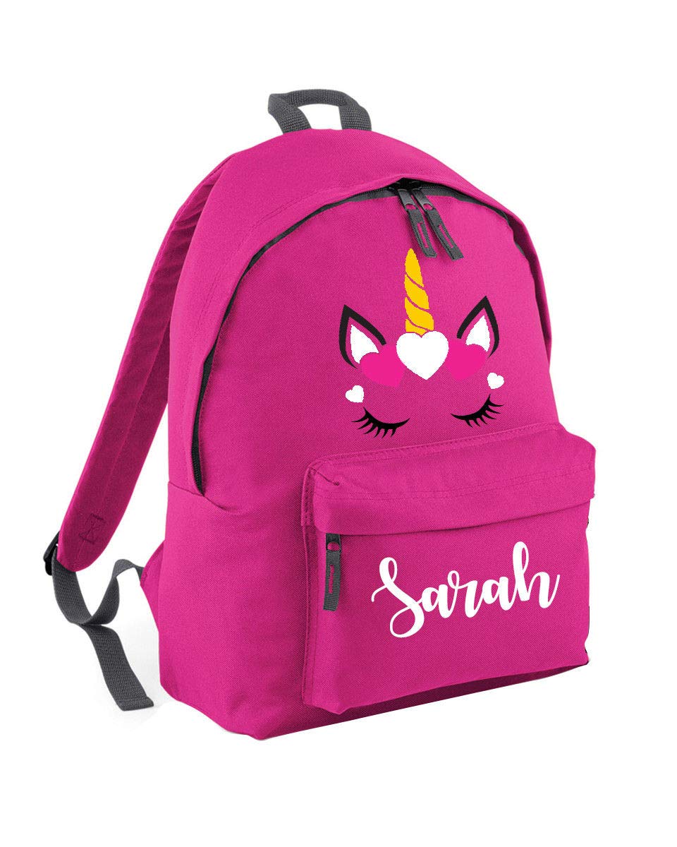 unicorn backpack personalised