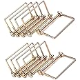 10 Pcs Trailer Coupler Pin 1/4 inch Diameter 4inch Long, Heavy-Duty PTO Shaft Locking Pin Set,Trailer Hitch Locking Pin, Lawn Mower Hitch Pin Quick Release Wire Lock Pin