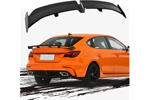 AAriguthel 54 Inch Universal Rear Spoiler MG6 PRO Style ABS Racing Spoiler Wing Rear Trunk Spoiler Wing Lid Tail Hatchback Sedan Coupe Convertible Sport
