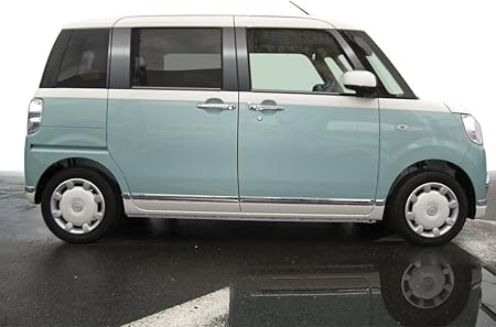 Amazon ハイクオリティー ムーブキャンバス La800s La810s ステンレスピラーヘアラインブラック ピラー 鏡面 ヘアライン ダイハツ 車 車パーツ ピラーパネル ステンレス 高品質 ピラー 車 バイク