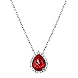 ChicSilver January Birthstone Necklace for