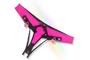 Crysore Heart-Shaped Lock Chastity Panties with Pink Sissy Chastity Cage Anti-Off Chastity Belts in 2 Sizes Adult Sex Toys fo