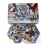 Pokemon Gold Ddakji Pasteboard Game with Bonus Cards : 20 Packs x 1 Case Set