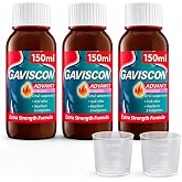 Gaviscon Advance Aniseed 150ml 3 Pack with 2 Measuring Cups Free 30ml