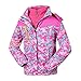 Roseate Girls 3-in-1 Jacket with Fleece Liner Outdoor Winter Outerwear Pink