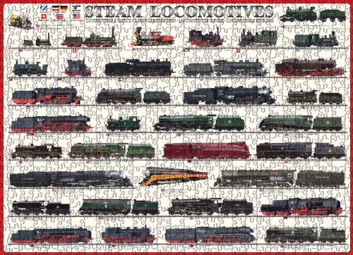 Steam Locomotives 1000-Piece Puzzle