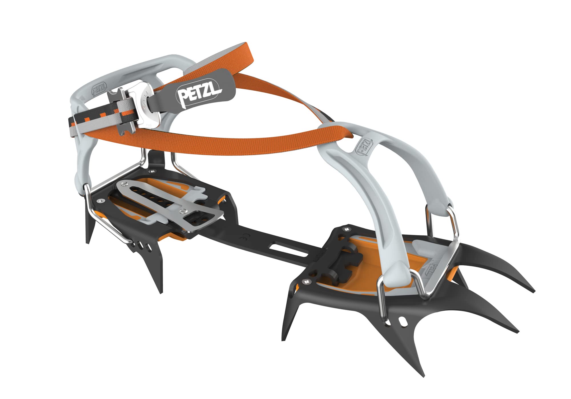 PETZL Unisex_Adult IRVIS FLEXLOCK Crampons, Orange, 36-45