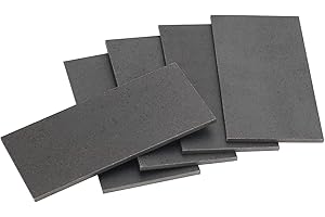 Hynade Welding Coupons, Welding kit Welding Plate, 11 Gauge Mild Steel 2 by 4 Inch (2"X4") Welding Steel Practice and Training for MIG, TIG, Stick/MMA, Gas and Brazing Welding (5 PCS)