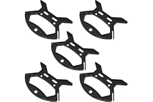 FMHXG 5PCS Nylon Rope Winder with No Rope Included 11.2x9.1cm Cord Organizer Power Strip Cord Reel Suitable for Organizing String Lights Charging Cables Fishing Lines Black