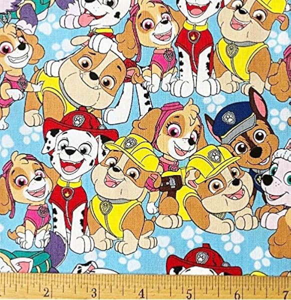 paw patrol fabric