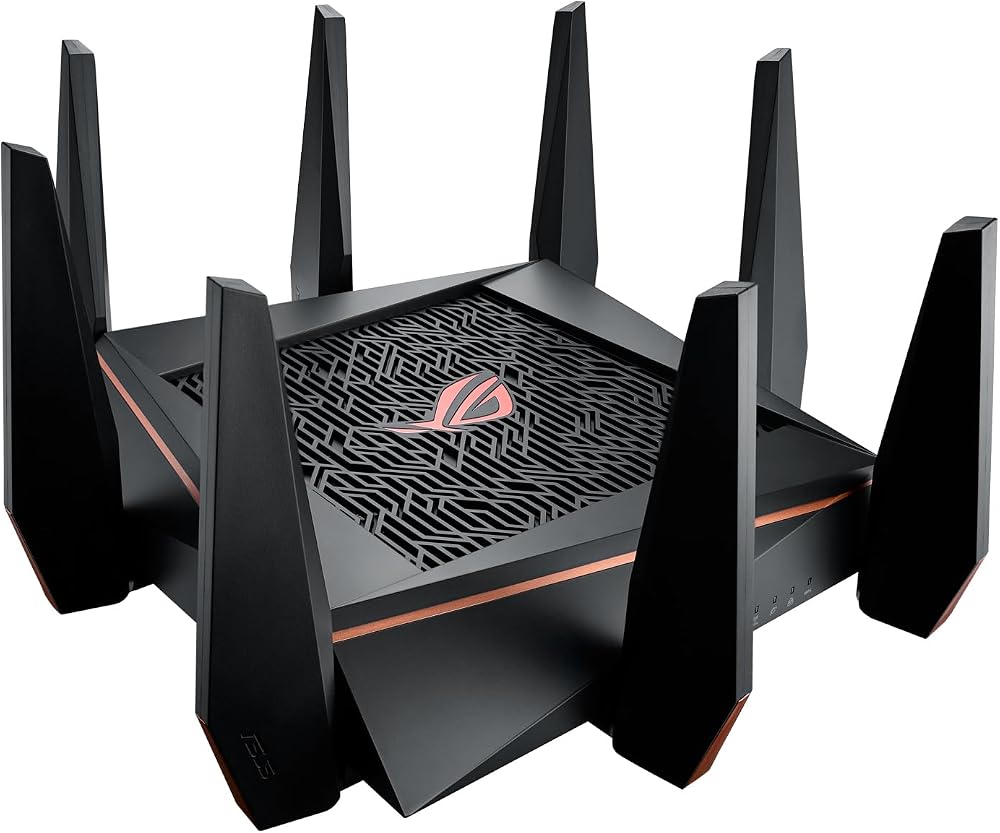 ASUS ROG Rapture Tri-Band Gaming Router Black - Covers 200m²