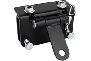 FLYPIG Universal Snowmobile Bumper Hitch, Adjustable Heavy Duty Steel Sled Trailer Towing Hook Kit for Polaris Ski Doo REV Ar