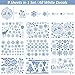 OCATO 275 Pcs Christmas Window Clings Static Snowflakes Window Clings Decals Stickers Christmas Window Decorations Indoor Merry Christmas Winter Wonderland Decorations Ornaments Party Supplies