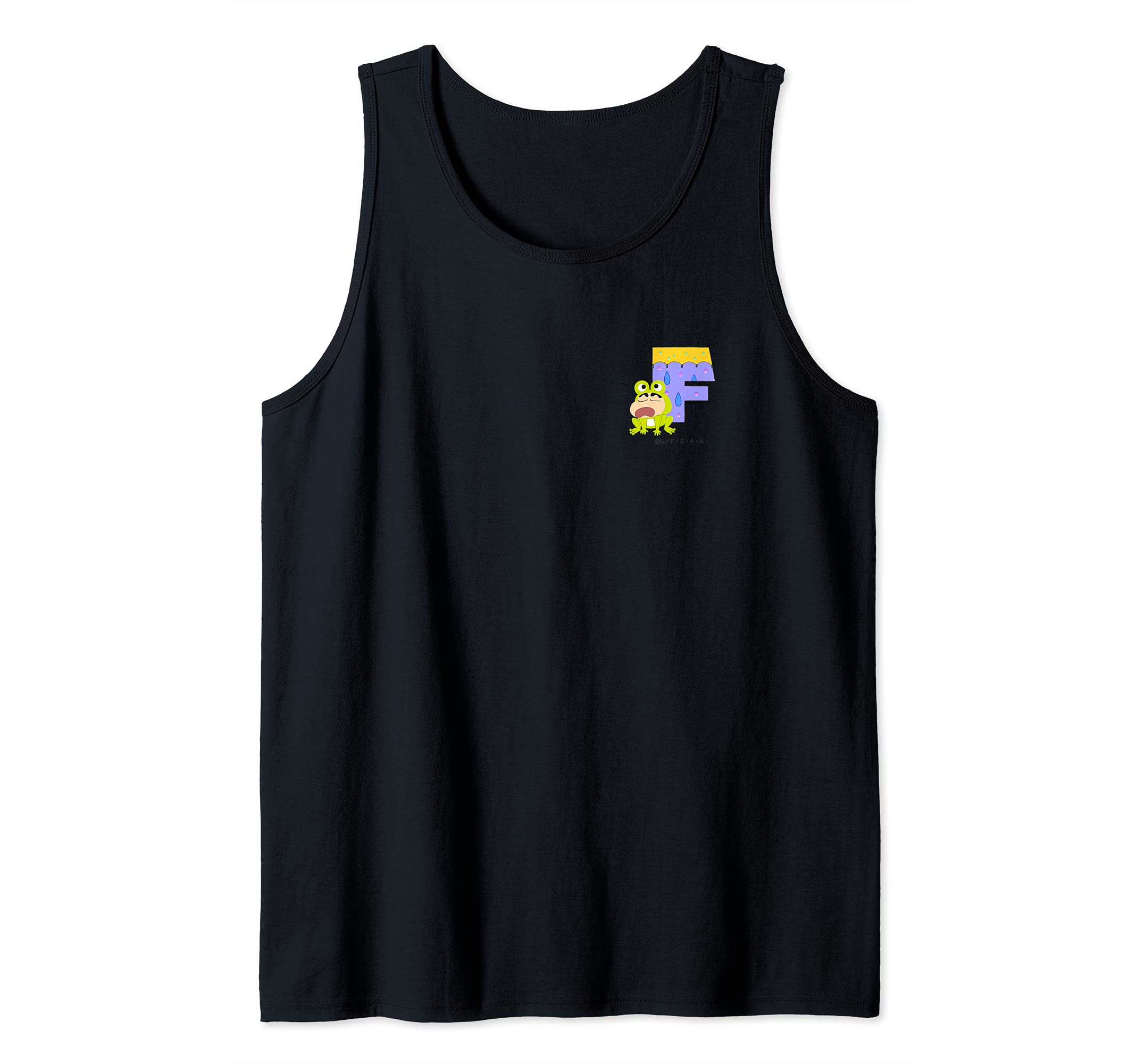 Crayon Shin-chan FUN! FUN! STUDY A to Z ”F” one point Tank Top