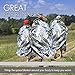 Zenwells Emergency Mylar Thermal Blanket Bulk (10 Pack) – Space Blankets for Maximum Protection – Best for Outdoors, Camping, Hiking, Survival, Marathons or First Aidthumb 3