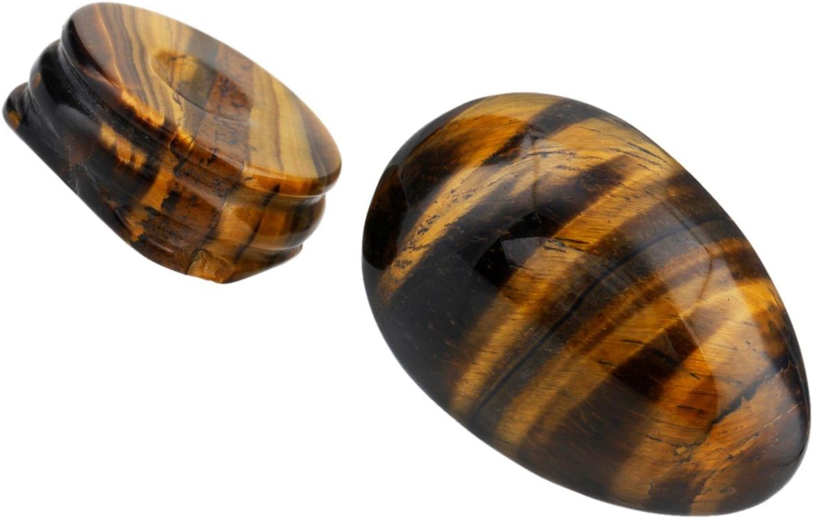 Shanxing Tiger's Eye Crystal Egg with Stand,Carved Stone for Crystals Healing Reiki Decoration - Image 3