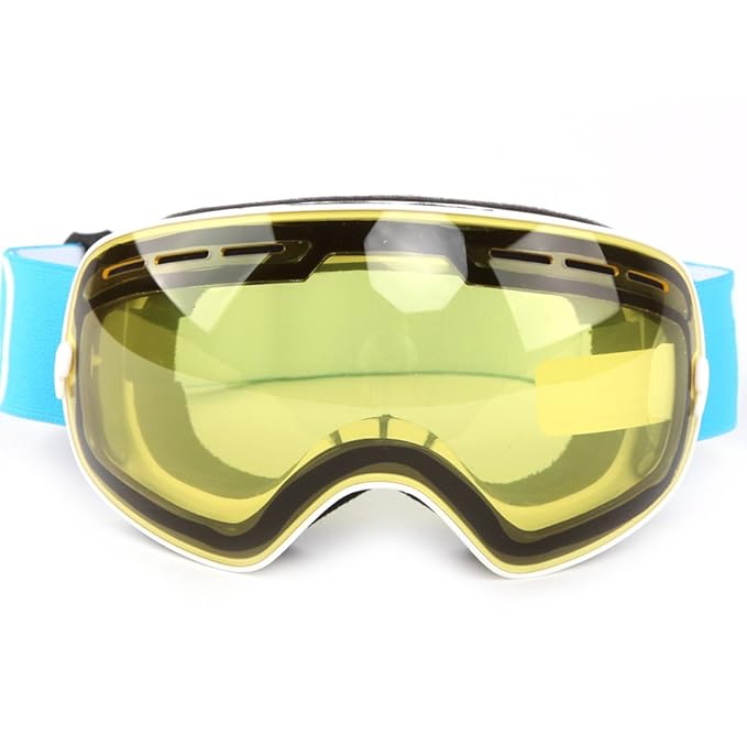 Clear Lens Ski Goggles, 63 VLT Winter Snowboard OTG