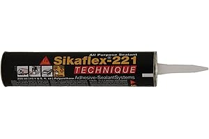 AP Products Sika Sikaflex® 221 Multi-Purpose Polyurethane Sealant/Adhesive - 10.3oz(300ml) Cartridge - Black