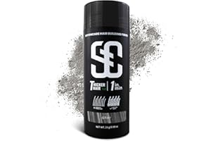 SOVONCARE Hair Fibers for Thinning Hair Gray, Hair Building Fibers for Bald Spots Undetectable & Natural, Conceals Hair Loss Fill In Fine, Hair Powder Hair Thicker Instantly for Women & Men 28g