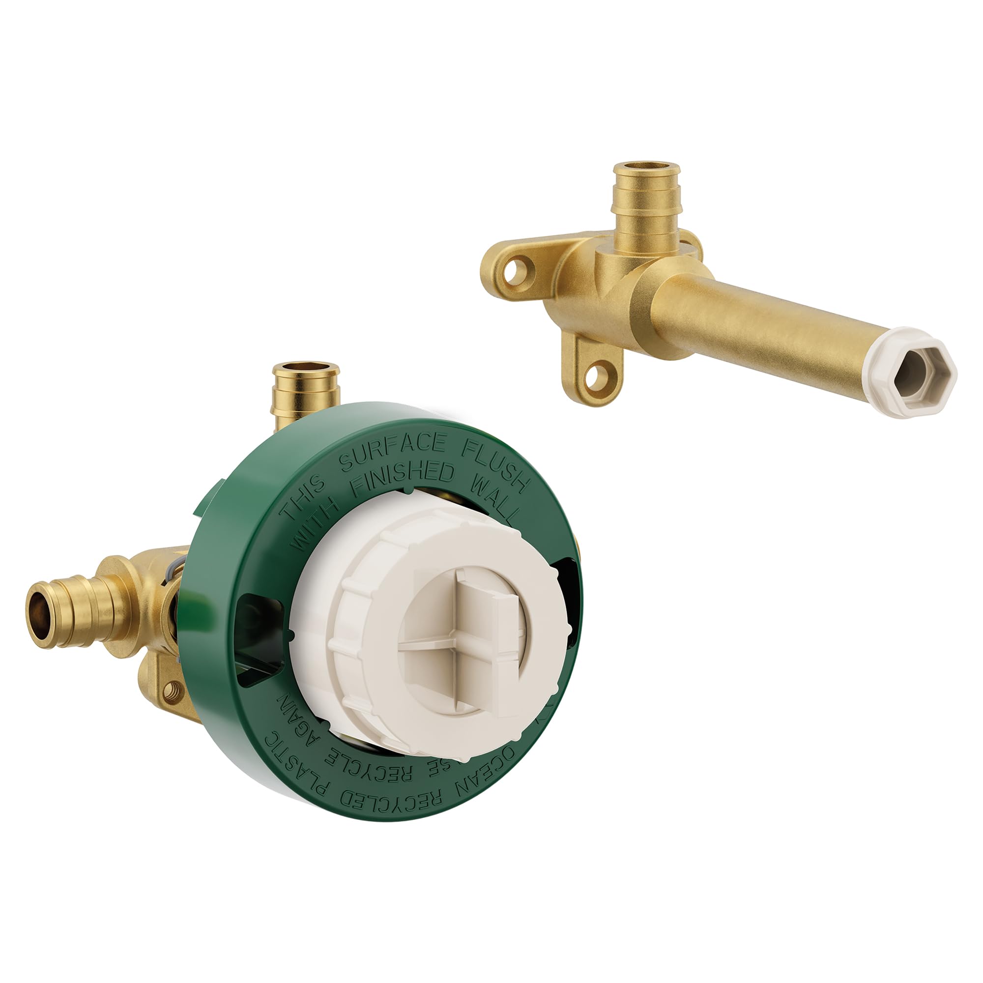 Photo 1 of Single Handle Wall Mount Tub Filler High Flow Tub Faucet Rough-In Valve with Cold PEX Connections, WMV130CXS