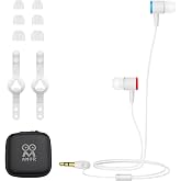 AMVR Noise Isolating Earbuds Earphones Custom Made for Meta Quest 2 VR Headset, with 3D 360 Degree Sound in-Ear Headphones and Earphone Silicone Holders (Not Compatible with Quest 3)