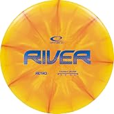 Latitude 64 Retro Burst River, Straight Fairway Driver, Orange, 170g | Disc Golf Fairway Driver, Easy-to-Throw Disc Golf Driver for Beginners, Straight Flying, Frisbee Disc