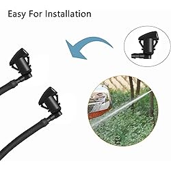 Front Windshield Washer Nozzles Kit, Windshield