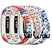 Compatible with Fitbit Alta Bands / Fitbit Alta HR Bands for Women Men, Soft Pattern Printed Floral Band Accessories Replacement for Fitbit Alta HR
