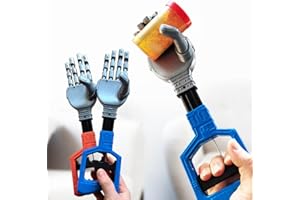 2Pack Small Grabber Reacher Tool for Kids,10" Interactive Kids Robot Arm Claw Funny Grabber Toy,Lightweight Pickup Assist Too