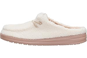 HEYDUDE Women's Wendy Sherpa Slip-On Mules | Lightweight Comfortable Shoes for Travel & Casual Wear