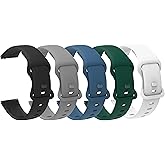 Lamshaw Compatible with Fempoin Smart Watch Bands, Quick Release Silicone Sport Strap Replacement Watchband with Woven Loop Design Compatible with Fempoin T10 Pro 40mm 1.43 Inches Smart Watch