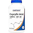 Nutricost Caprylic Acid 1200mg, 120 Softgels