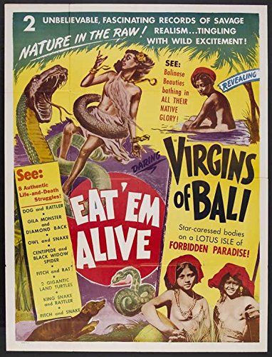 Virgins of Bali Poster 27x40 Ni Wayan Tagai Ni Wayan Ugambon T. Kaler