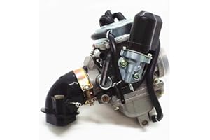MINIBIRD Carburetor & Intake Manifold Boot Kandi 200cc KD-200GKA KD-200GKH Go Kart & ATV (HB01008 + JA02046)