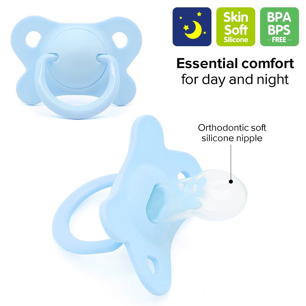 Perfect Baby Bib Set + 2 Pacifier Clips + 1 Pacifier in a Gift Bag, Pack of 2 Premium Quality Bibs for Boys or Girls