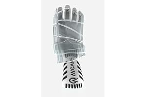 AYCANE Hockey Blade X White Wrist Guard, Lightweight, Quick-Drying, Breathable Fabric, Flexible Fit, Level 3 Cut-Resistant Pr