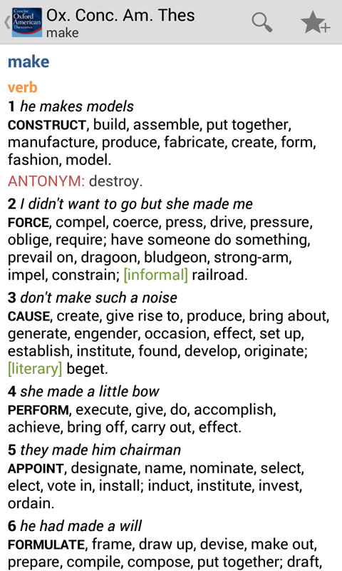 Concise Oxford American Thesaurus - Thumbnail 3