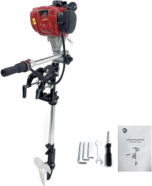 DOMINTY Outboard Motors, 1.5HP 4Stroke 38CC Outboard