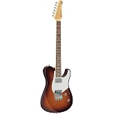 Pacifica SC Standard Plus Electric Guitar with Rosewood Fingerboard, Desert Burst with Gig Case