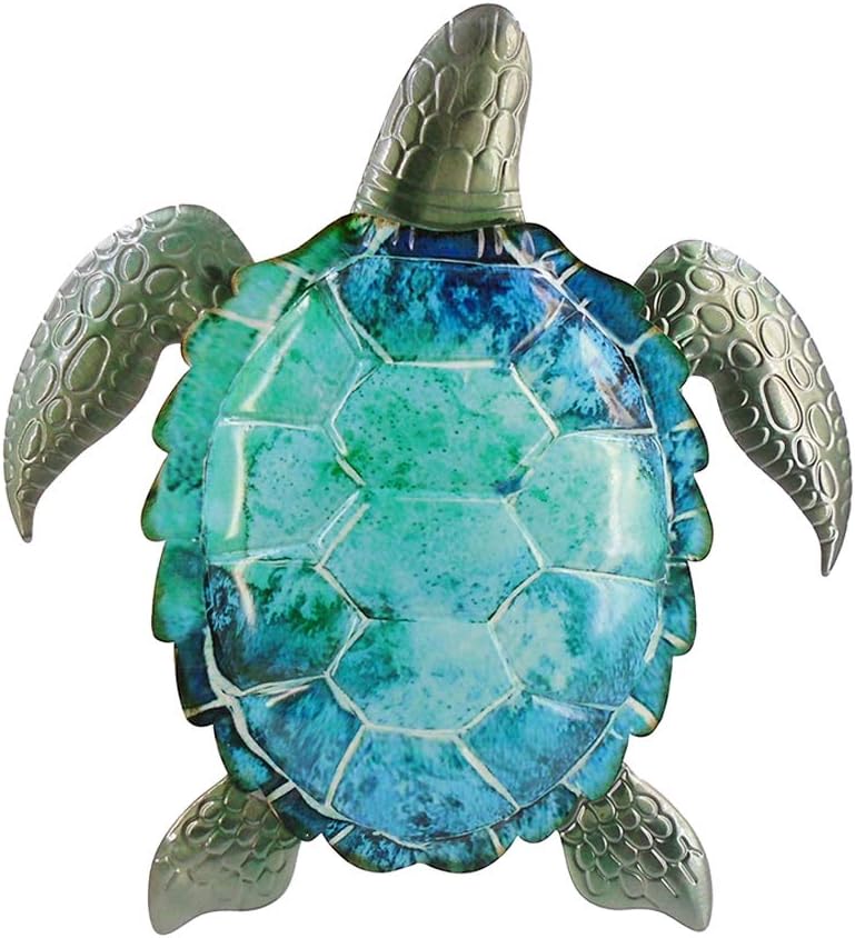 Ocean Tide Metal Sea Turtle Wall Sculpture: Everything Else