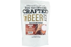 ABC Crafted Series Beer Making Kit | Beer Making Ingredients for Home Brewing | Yields 6 Gallons of Beer | (Pale Ale)