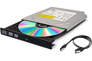 POINWER Replacement CD DVD Burner Writer Player Drive with SATA Cable for Optiplex Small Form Factor SFF 390 790 990 3010 302